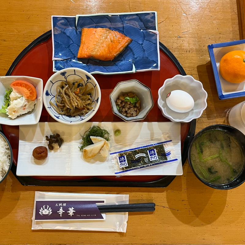 朝食(鮮の宿 柏)
