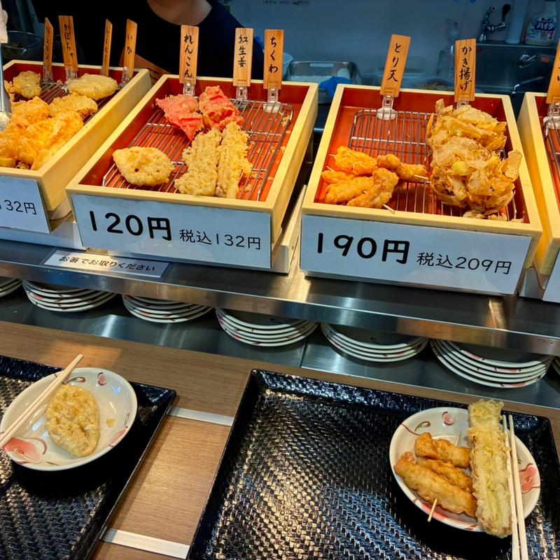 揚げ物コーナー(こがね製麺 草津栗東店)