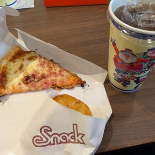 ベーコンポテトピザセット