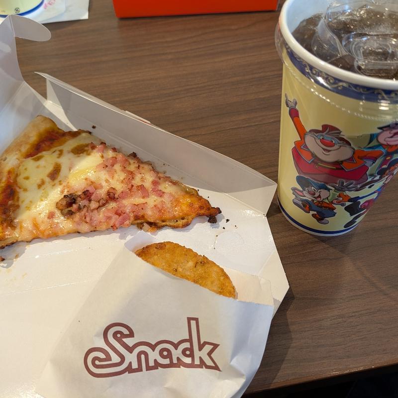 ベーコンポテトピザセット(ピッツェリア ピザ ラ ロハ)