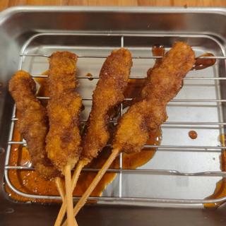 無限土手みそホルモン串(串カツ田中 高槻店)