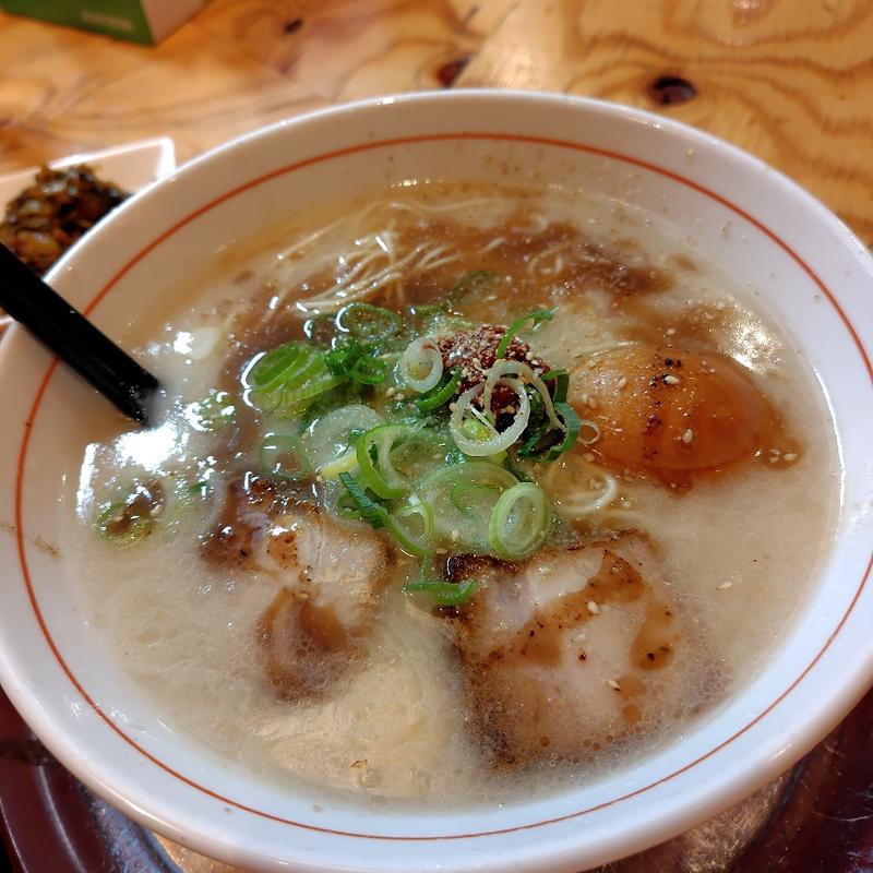 タマユラーメン＋火の玉（小）＋味玉(タマユラーメン天外天)