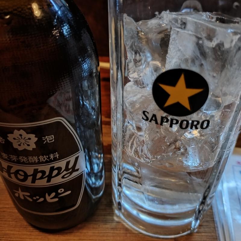 ホッピー白(もつ焼き ばん 五反田店)