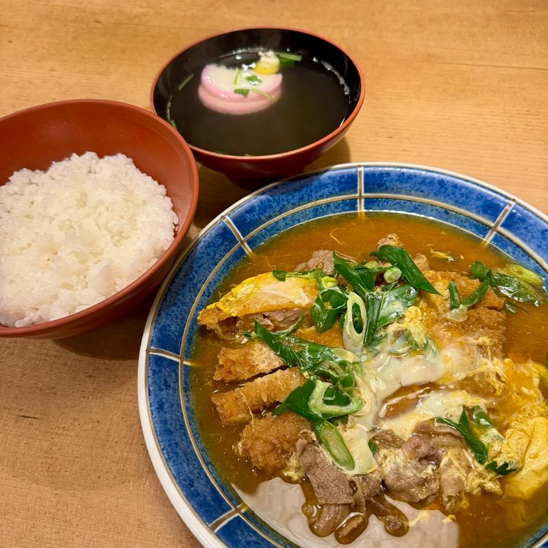 ダブルカレー➕吸い(甘党 多津屋)