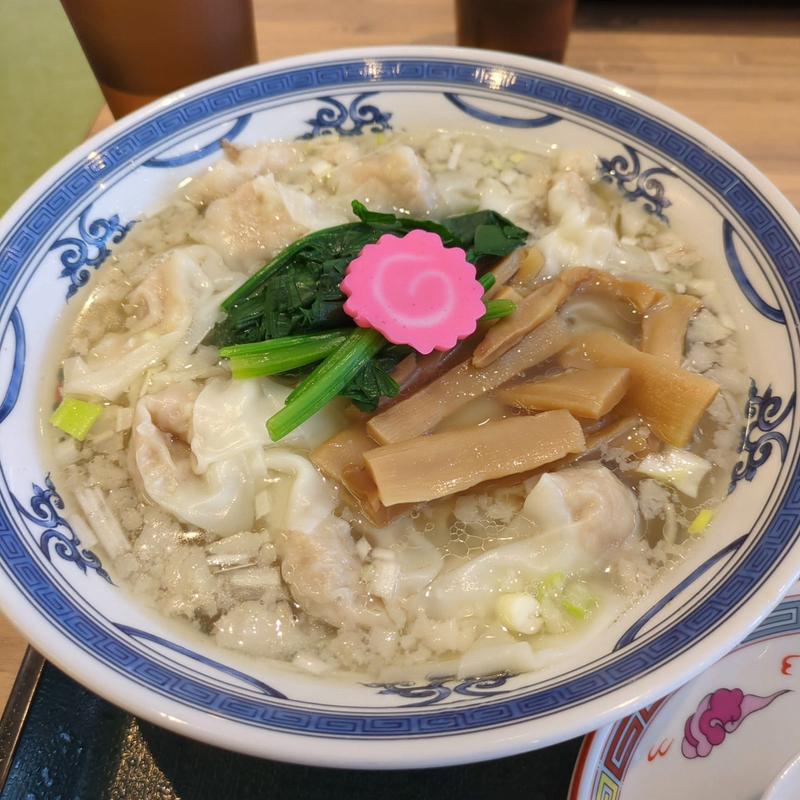 ワンタン麺(175°DENO担担麺LoungeHOKKAIDO)