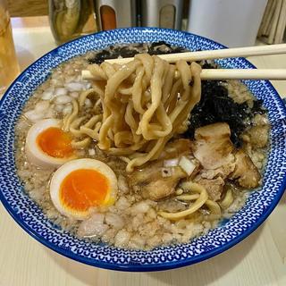 燕三条系背脂ラーメン 味玉ハーフ×2