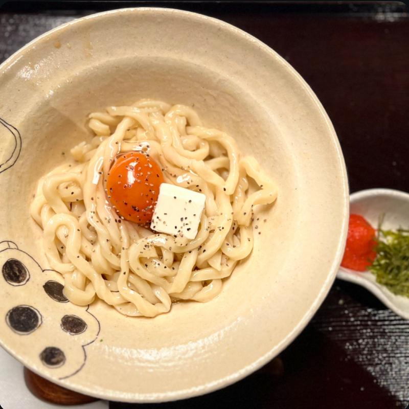 釜玉明太子うどん(しき)