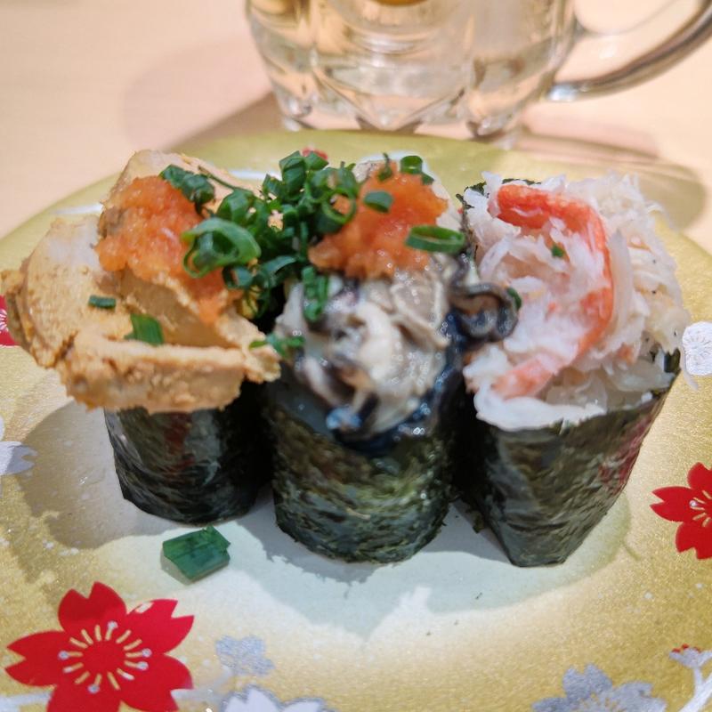 冬の三貫王(神奈川回転寿司 二代目ぐるめ亭 港南台バーズ店)