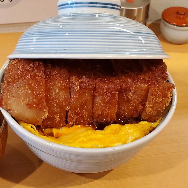 焼きカツ丼(上)(とんかつ丸七)