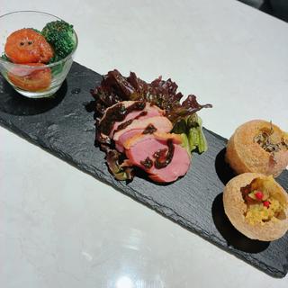 スパイス料理3種プレート