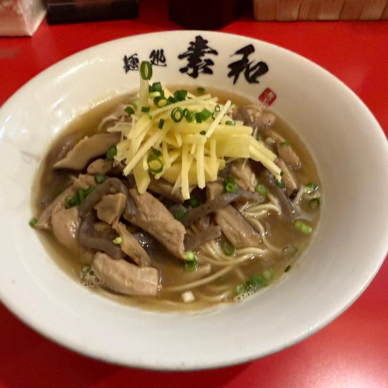 中身塩煮干(麺処素和 金山店)