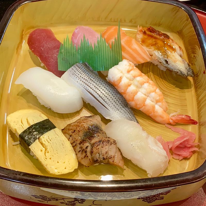 にぎり定食(銀寿司)