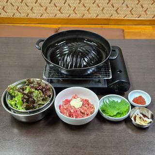 プルコギ(200g)
包み野菜･大葉付き(タバン草乃家 )