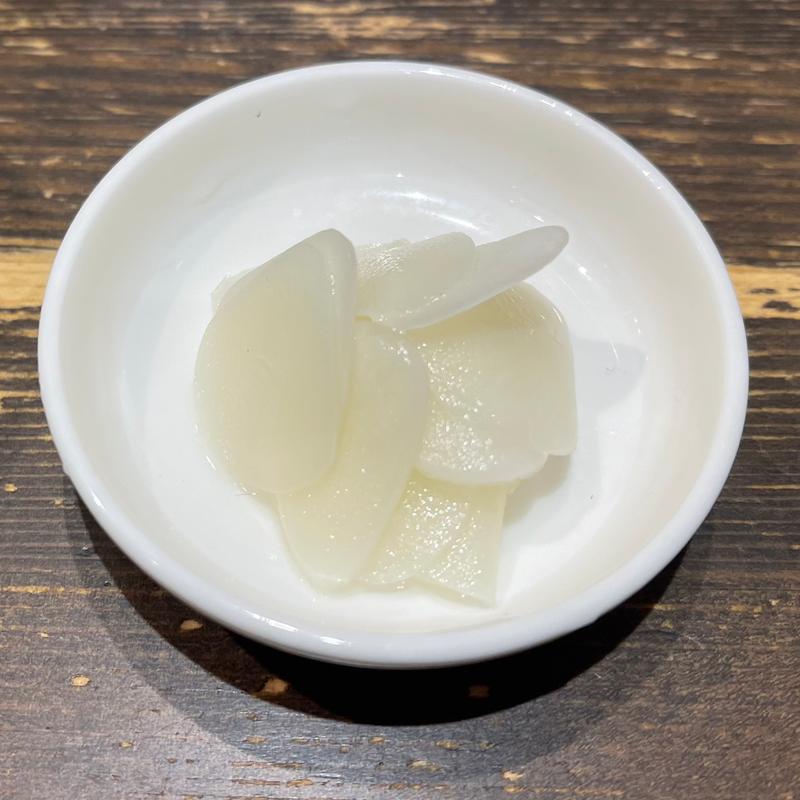酢漬けニンニクスライス(初代吉田 門前仲町店)