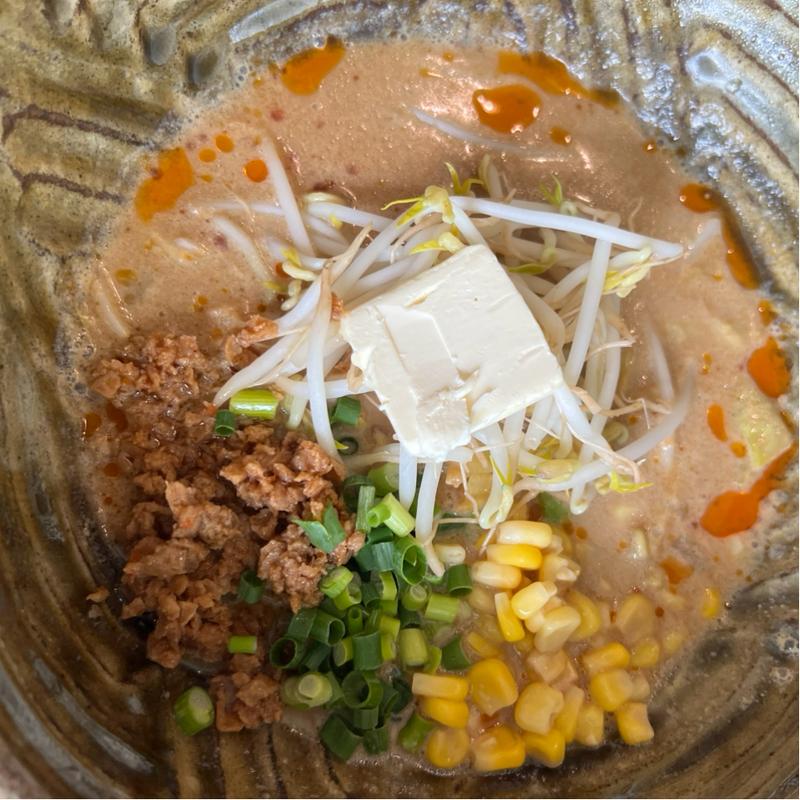 味噌バターラーメン(Plant-Based Restaurant がじまる)
