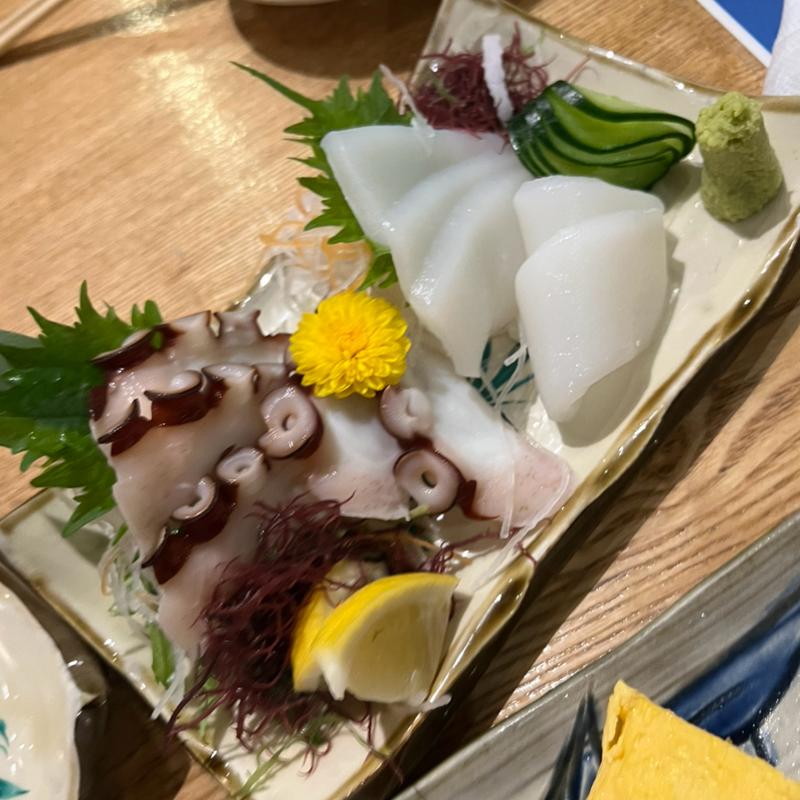 セーイカ　タコ刺身盛り(沖縄の台所ぱいかじ 恩納本店)