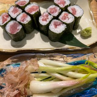 鉄火巻き　島らっきょう(沖縄の台所ぱいかじ 恩納本店)