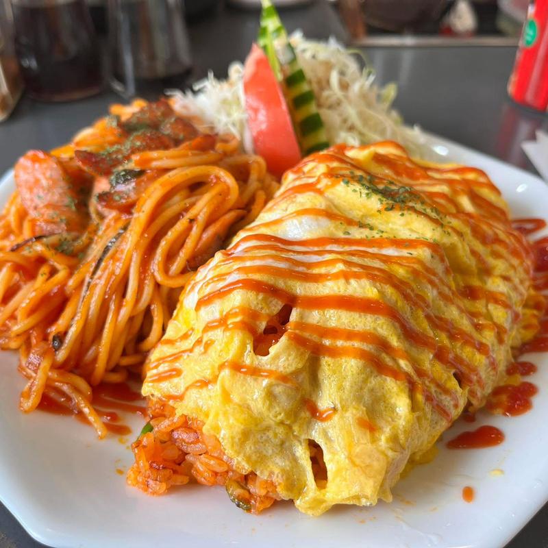 ナポオム大盛り(Cafe てぃ～えむ)