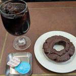 チョコドーナツ アイスコーヒー(カッセルカフェ 南太田駅前店)