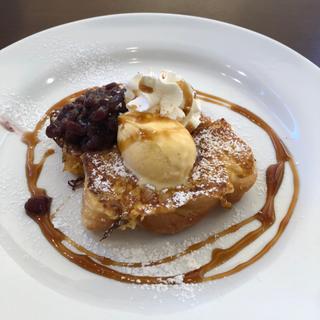 あずきバターのフレンチトースト(デニーズ 川口元郷店)