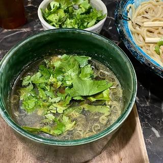 もりそば 麺500g パクチー