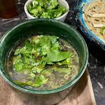 もりそば 麺500g パクチー(群青)