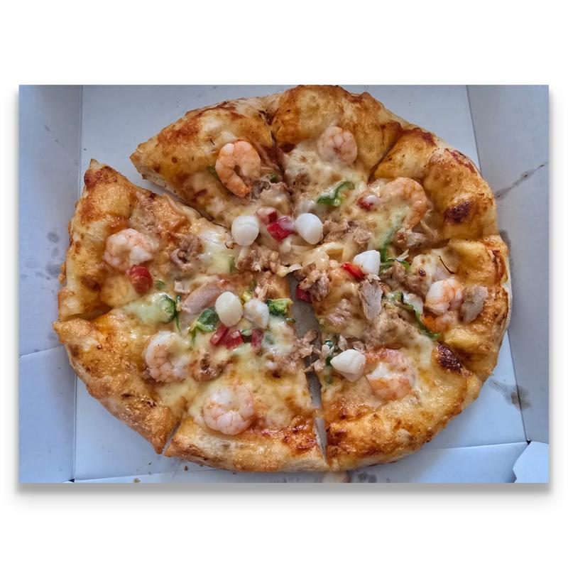 シーフードスペシャル Mサイズ(ピザポケット☓日乃屋カレー 市川原木インター店)