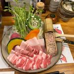 島黒のせいろ蒸しコース