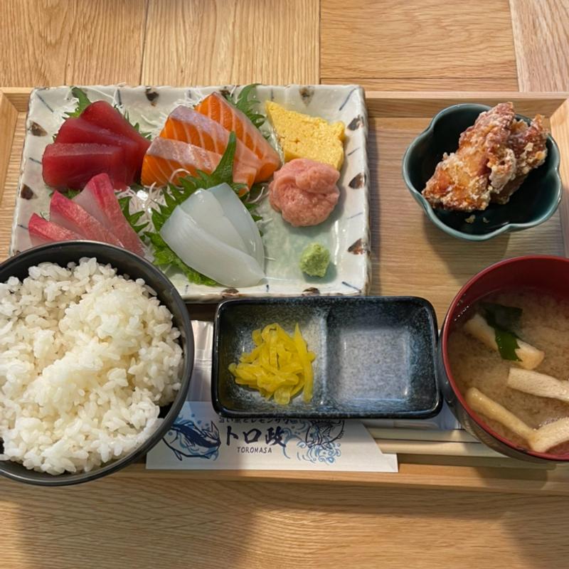 刺身定食(トロ政 東京八重洲店)