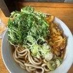 かき揚げうどん　春菊天