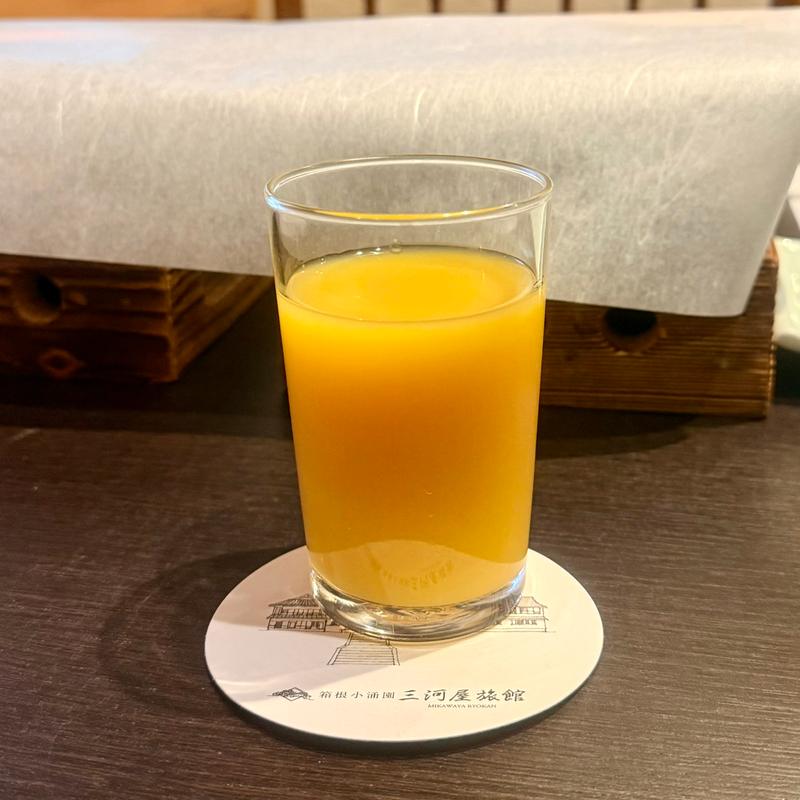 朝食膳　オレンジジュース(三河屋旅館 )