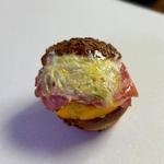 厚焼きナポリタングリルベーコンサンド