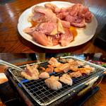 若鳥、せせり、肉盛り軟骨(しょうゆ)