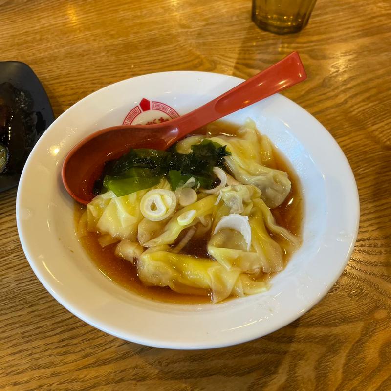 皿ワンタン(8p)日式湯雲呑(中華黄金 藤沢二号店)