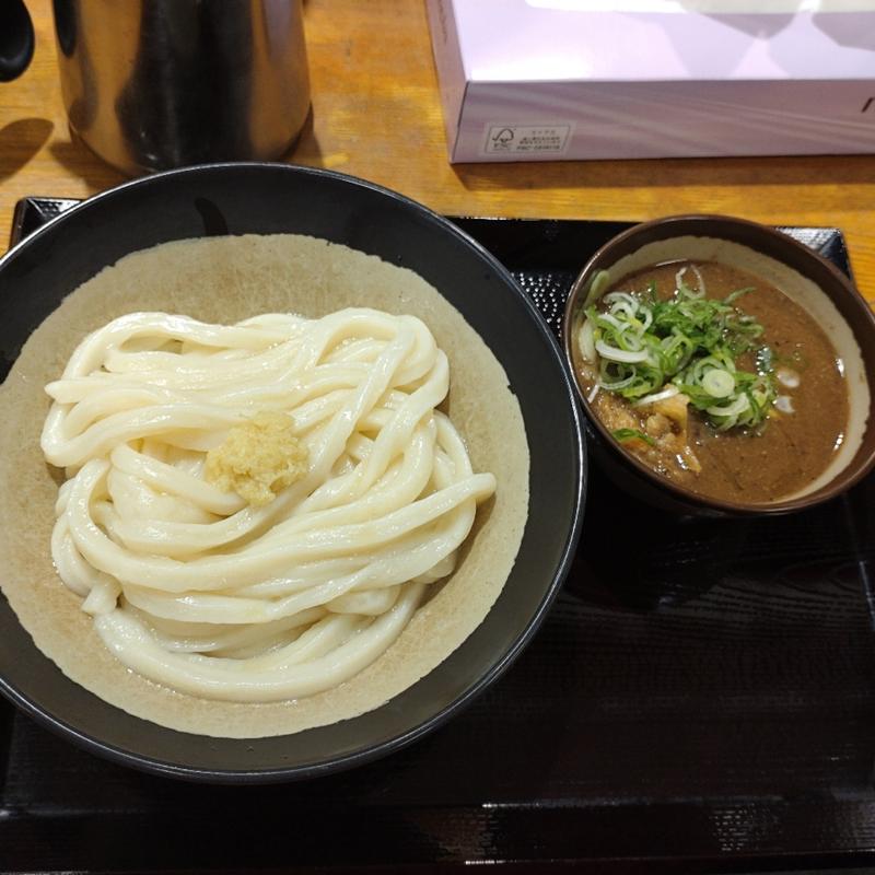 濃厚つけ汁うどん(いぶきうどんエキア北千住)