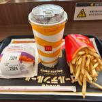 ひるマック　てりやきチキンフィレオセット　サイズアップ