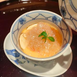 カニのあんかけ茶碗蒸し(梅田 すし継)
