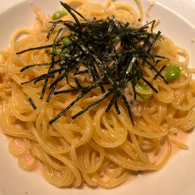 あさりのめんたいクリームパスタ(バール LAZY 2)