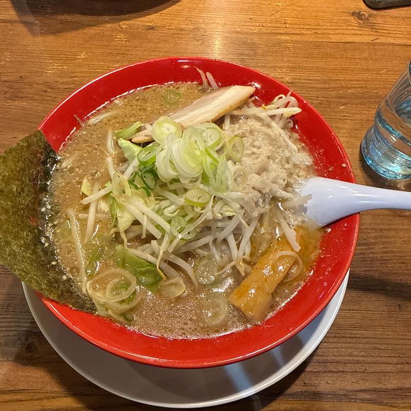背脂味噌ラーメン(旭川味噌ラーメン ばんから 池袋西口店)