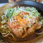 濃厚海老出汁の温そば