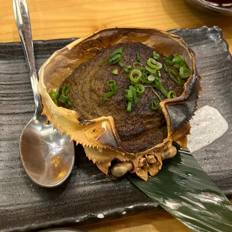 かにみそ焼き(旨い魚とレモンサワー トロ匠 新宿三丁目店)