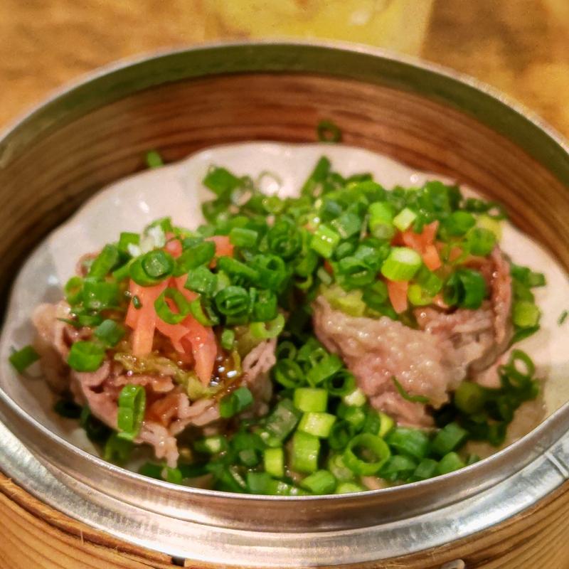 牛肉の野菜巻き(さんだーす ちぇるる野毛店)