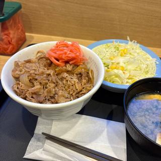 牛めしランチセット並(松屋 渋谷清水橋店 )