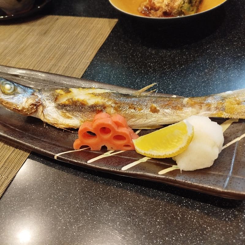 カマスの塩焼き(釜飯と和食 旬)