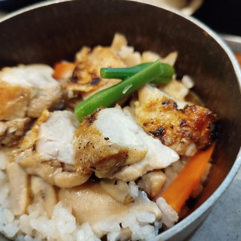 鶏五目釜飯(釜飯と和食 旬)