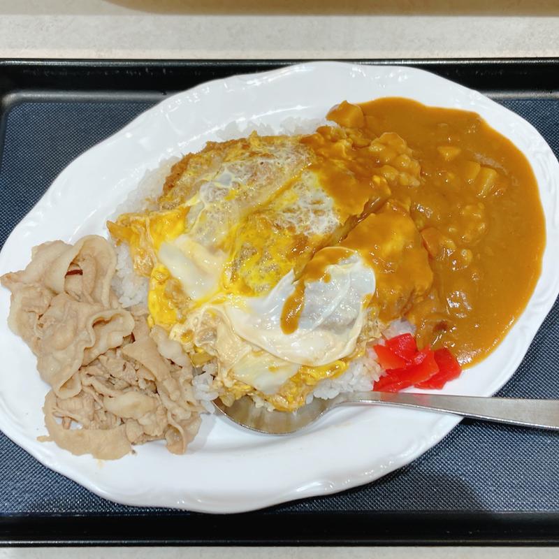 よくばりコンボ（ごはん多め）(名代 富士そば 国立南口店)