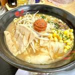 濃厚辛みそ海老ワンタンメン(花鳥風月 酒田本店)