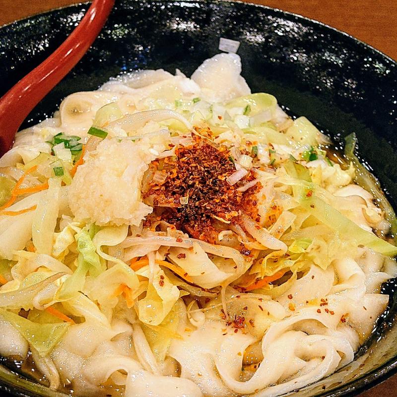 汁なしユーポー刀削麺(坂上刀削麺)