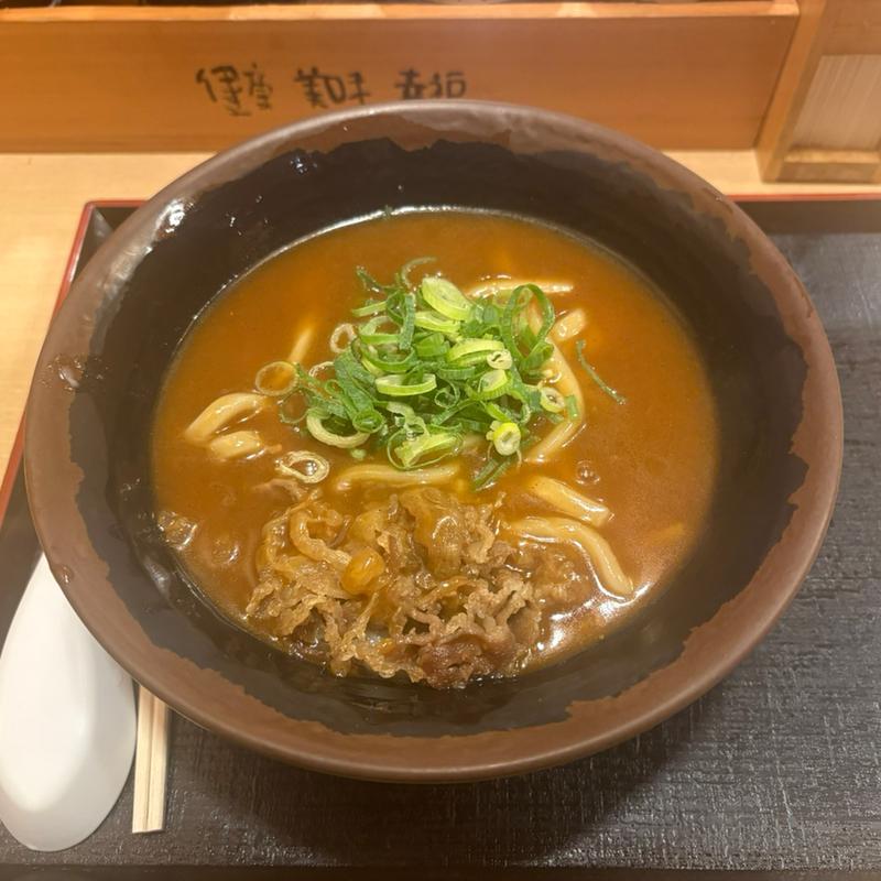 辛口カレーうどん(つるまる 赤坂店)