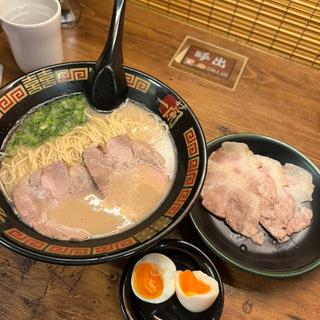 天然豚骨ラーメンセット(一蘭 那覇国際通り店)